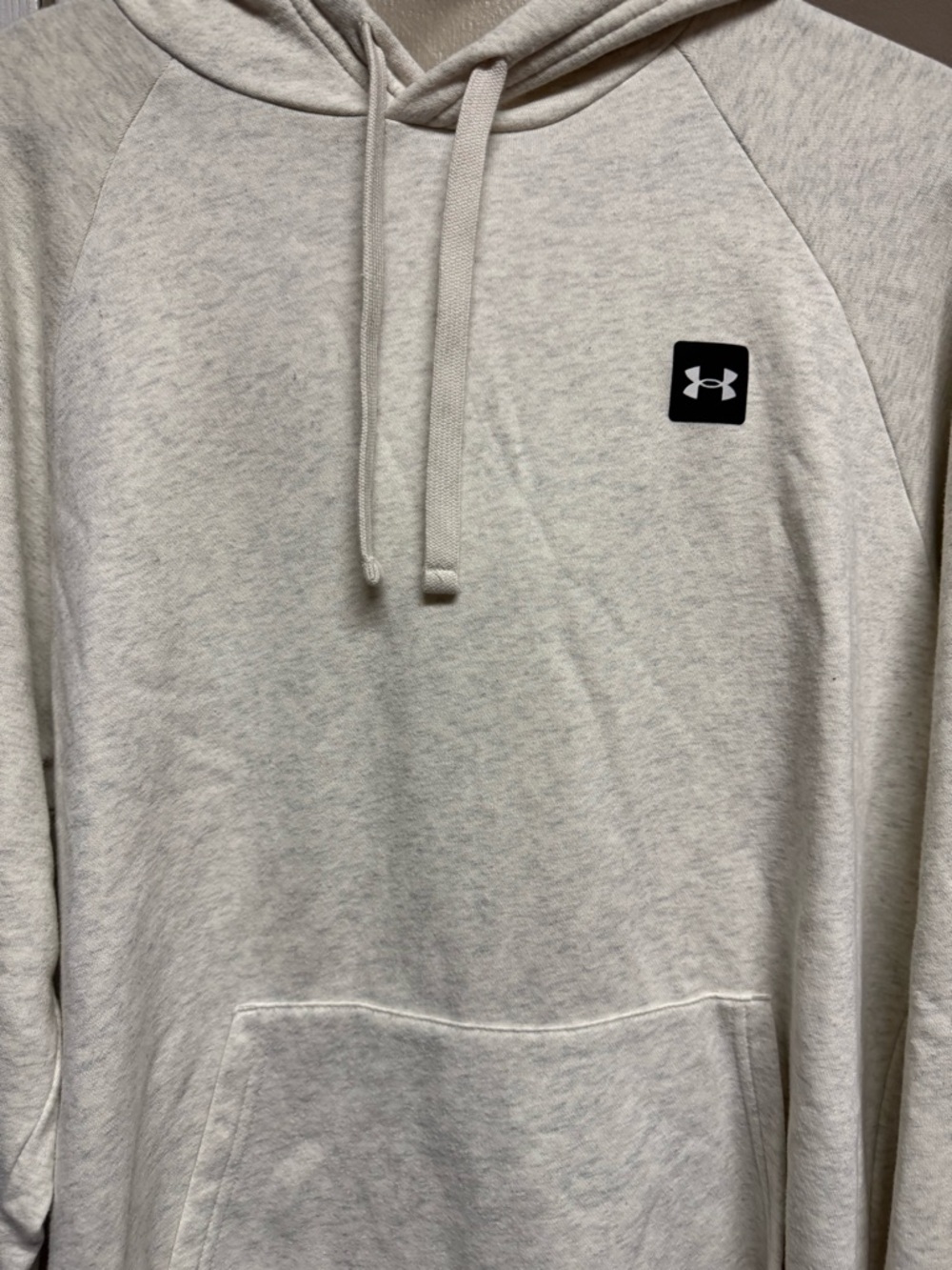 Under Armour Men's Oatmeal Zip-Up Hoodie - Picture 3 of 3